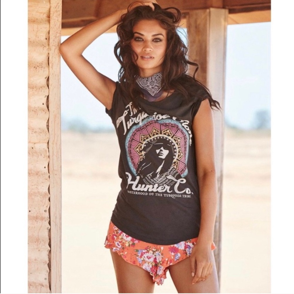 ISO spell and the Gypsy turquoise hunter tee